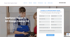 Desktop Screenshot of newportbeachappliancerepair.com